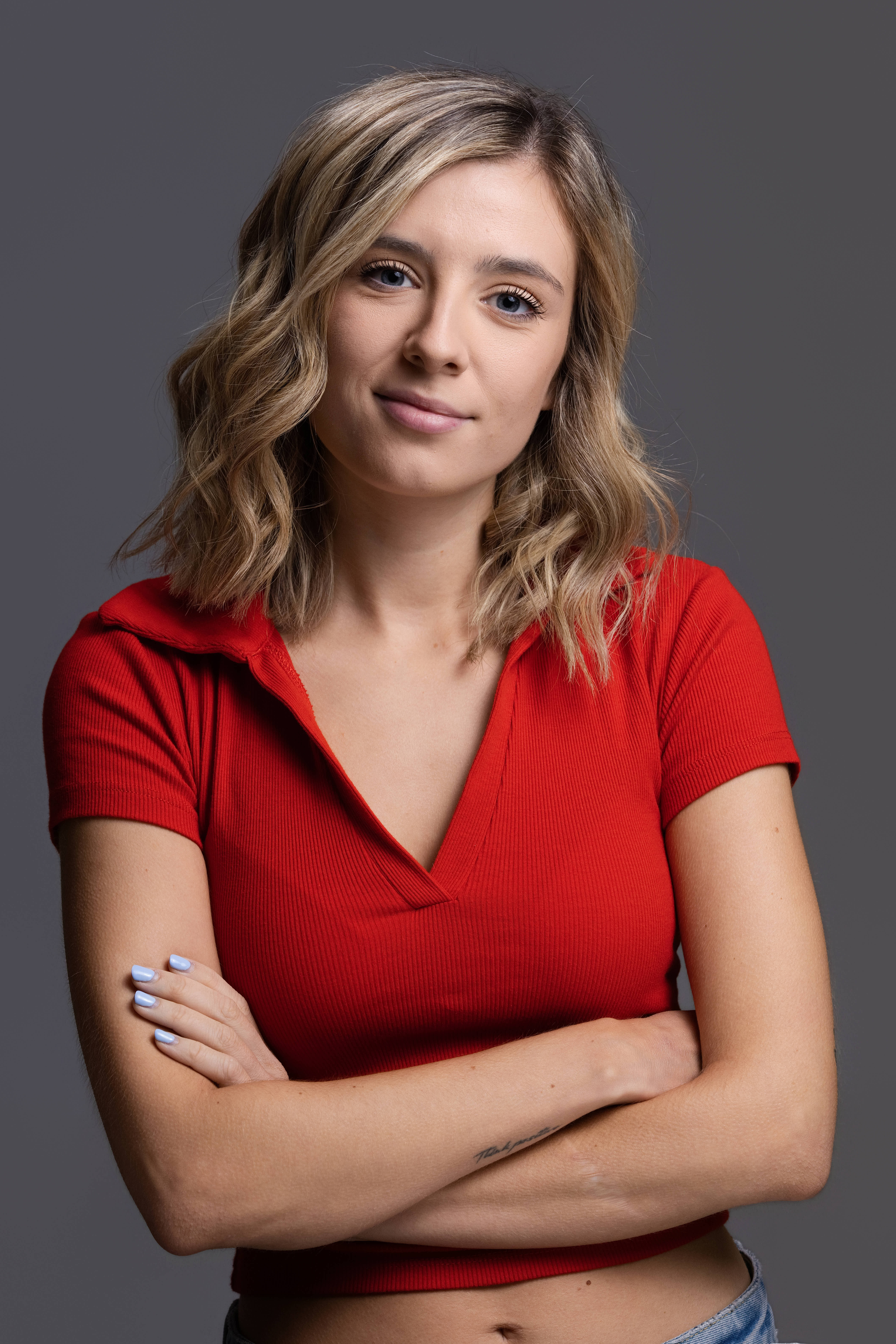 Retrato de book actoral de Ana Zalei realizado por Carlos Ruiz en Madrid